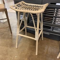 Safavieh Leda Rattan Bar Stool