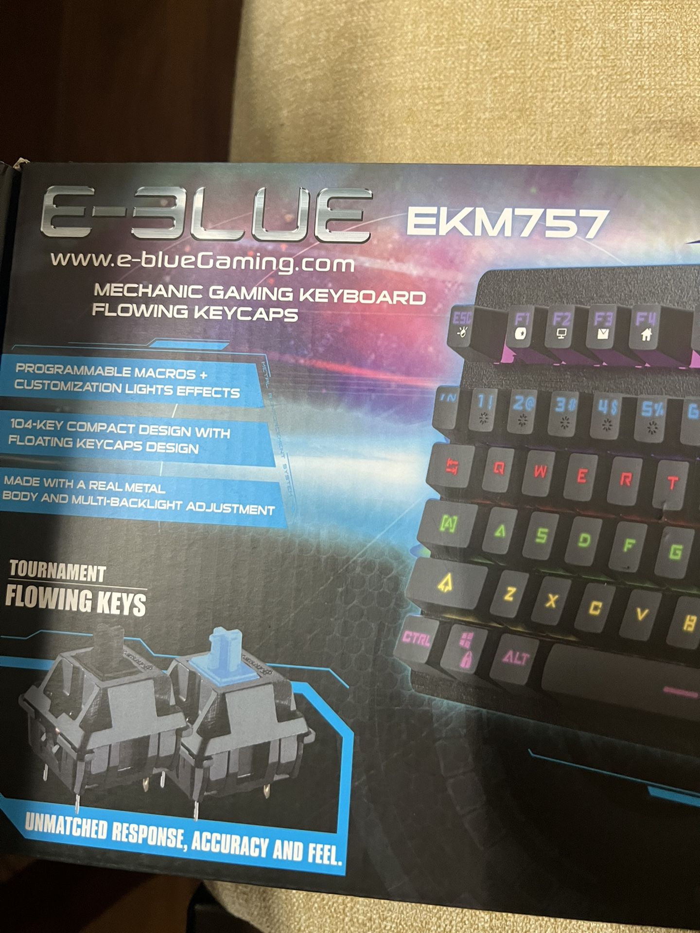 E-blue Ekm757 Mechanic Keyboard 