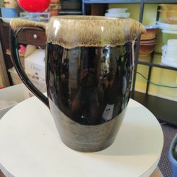 PFALTZGRAFF BROWN DRIP  WATER PITCHER 