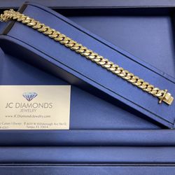 Bracelets Cubanlink 10k 10 Mm 