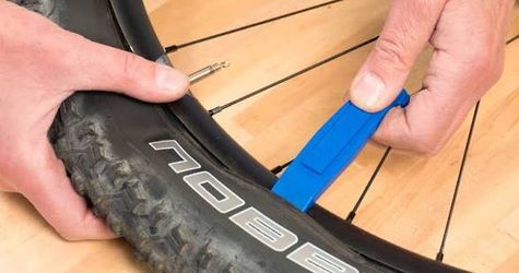 Bike tire and tube replacement service