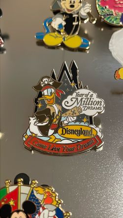 Disneyland "year Of A Million Dreams" Trading Pin Donald Duck Pirate