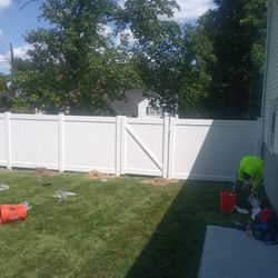 6x8 Full Privacy PVC Fence " Vinyl"