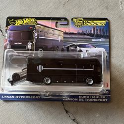 Hot Wheels Team Transport #85 W Motor Lykan Hypersport /Euro Hauler