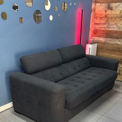 Modern Navy Blue Dark Blue Sofa Bed / Pull-Out Sleeper Couch