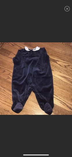 Ralph Lauren onesie 6 months velour New never worn !