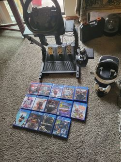 PS4 racing setup
