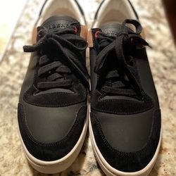 NIB Burberry Mens Leather Suede Sneakers 42