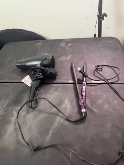 Blow dryer and hair straightener