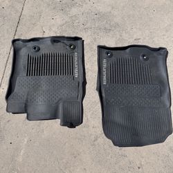 Toyota 4runner Oem Driver Passenger Waterproof Mats With Clips 