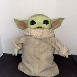 Mattel Star Wars The Mandalorian Grogu The Child 11" Plush Doll HCN41 Used