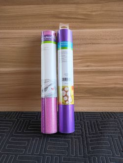 Cricut Glitter Adhesive Vinyl Rolls - Pink & Purple