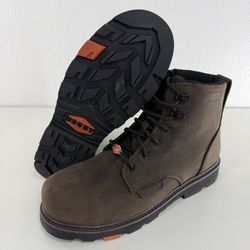 Brunt Sullivan 6” COMP Toe Work Boots Mens 10 Dark Brown NEW w/Marker