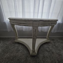 Half Round Accent Console Table