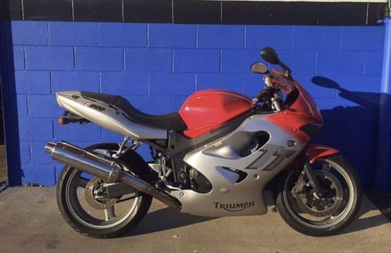 Triumph motorcycle sportbike trade for boat or jet skis
