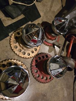 5 LUG WIRE WHEELS ADAPTERS 15 HOLES, SET OF 4