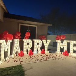 Marquee Letters $50 