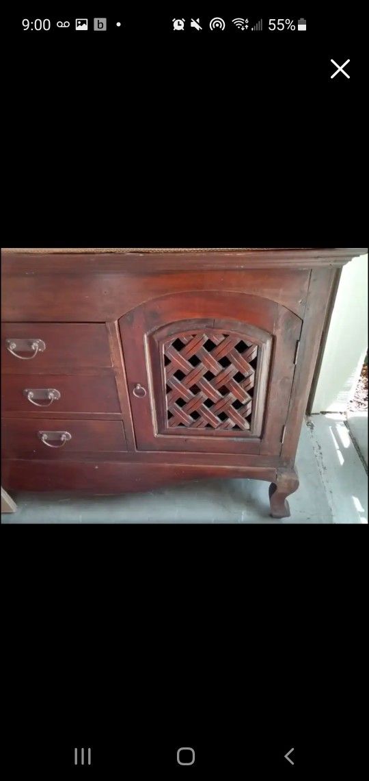 Solid Wood Sideboard