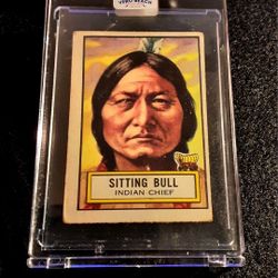 Chief Sitting Bull  1952 Topps Look And See Card! Rare !! 