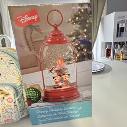 2 Disney Christmas Water Spinning Globe ( each one $65 