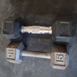 15lb Dumbells 