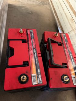 2 Used Odyssey extreme semi batteries