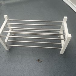 IKEA TJUSIG Shoe Rack, White
