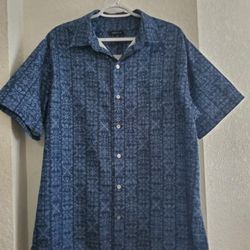 Van Heusen Weekend Button Up Shirt Size Large 