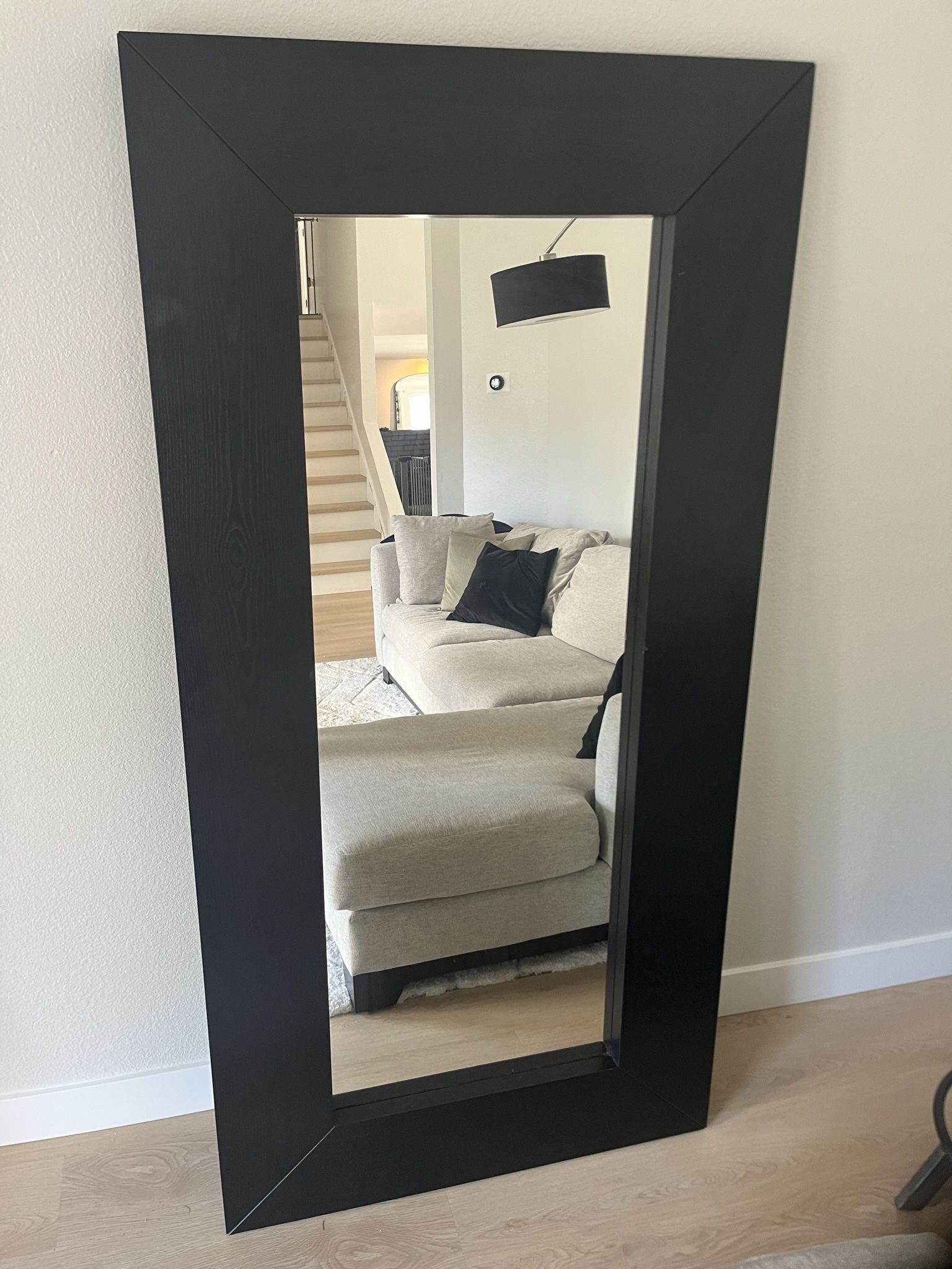 Large Black IKEA Mirror