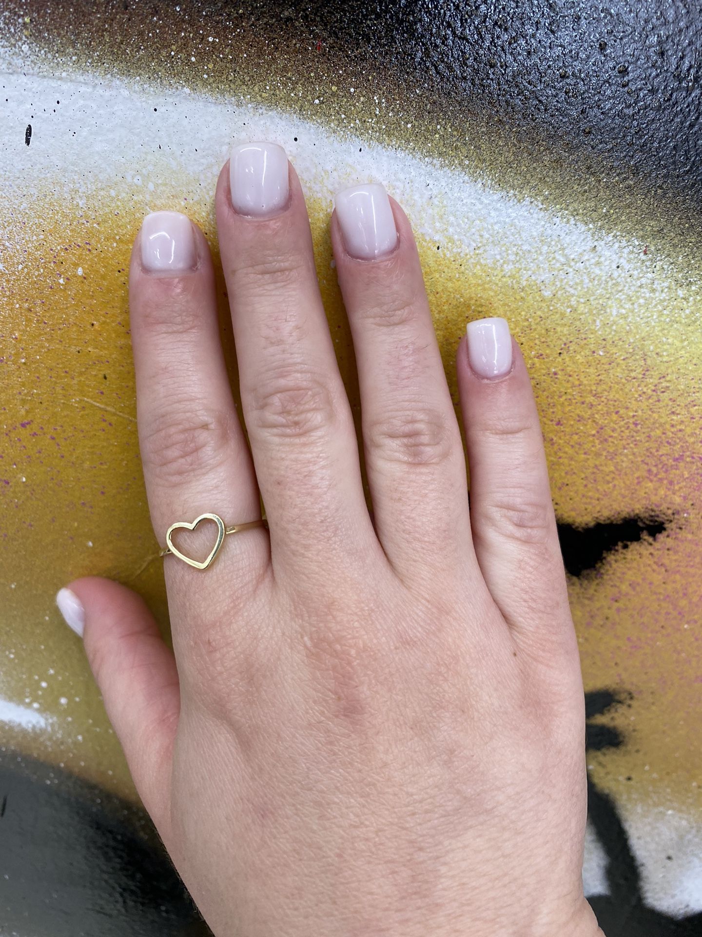 14k HEART RING