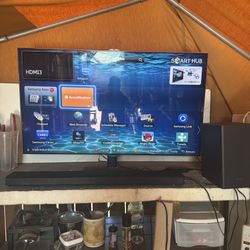 Amazing 55” Samsung Smart TV & Sound Bar W/Subwoofer Combo