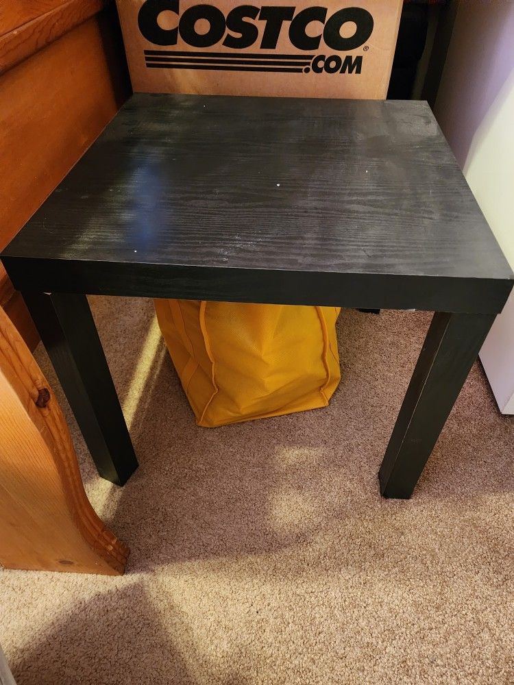 Black End Table