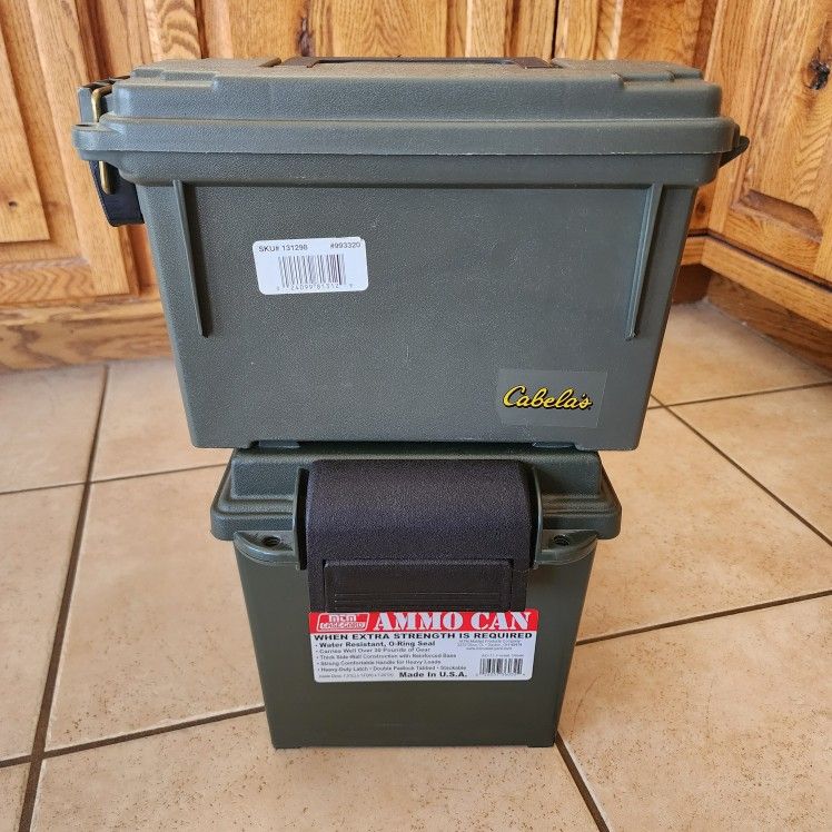 2 Like New Ammo Cans - $15 for the Set