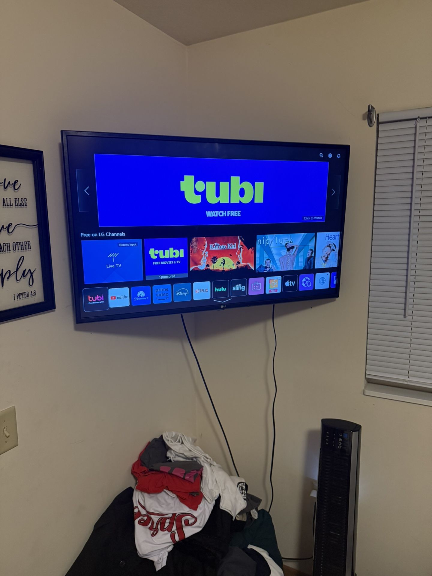 LG 43” Smart TV 4K