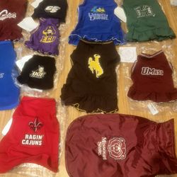 College Team Dog Jackets 