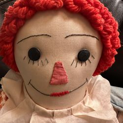Vintage Raggedy Doll Hand Made