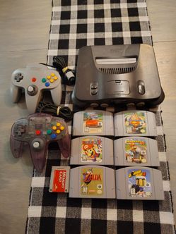 Nintendo 64 Console Bundle with Games