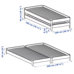 IKEA Bed Frames Twin Size  Stackable 