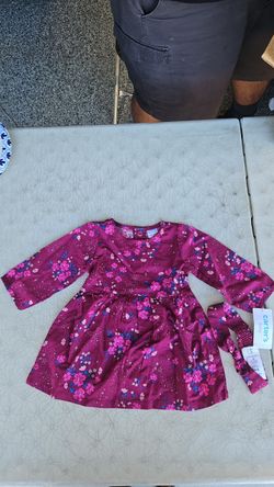 Carter's Baby Girl Shirt With Matching Bow