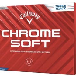 Callaway Chrome Soft Triple Track Golf Balls 12ct