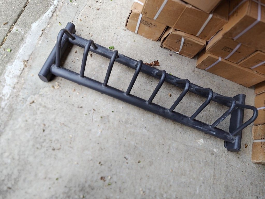 Horizontal Olympic Weight Plate Holder Rack