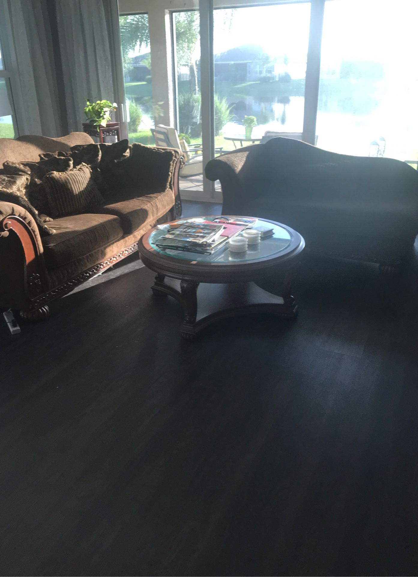 Living room set. Sofa and chaise