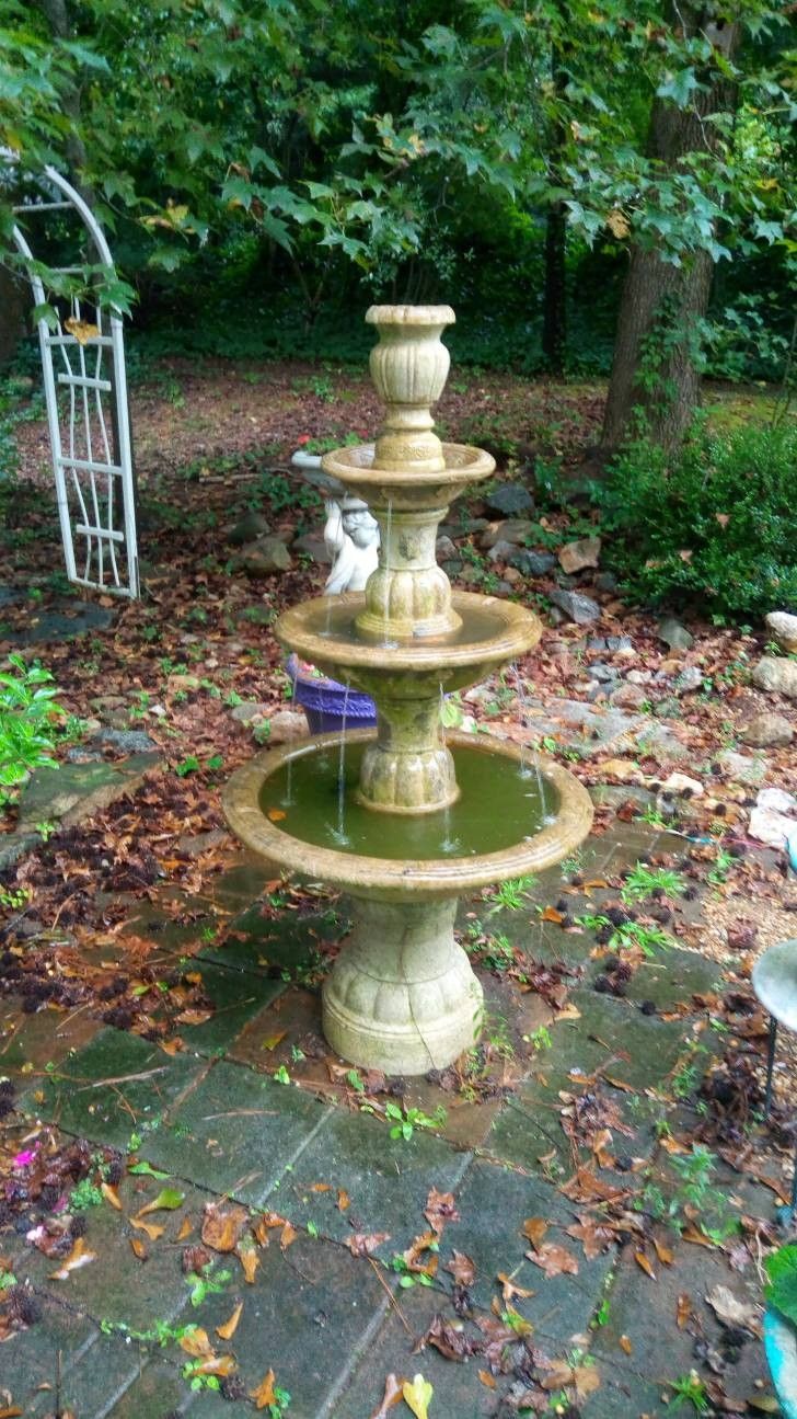 Three Tier Water Fountain Needs New Pump