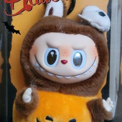Happy Halloween Pumpkin Labubu
