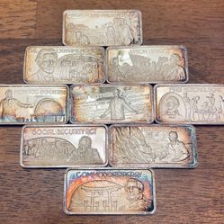 .999 Silver - America’s Greatest Events Ingots