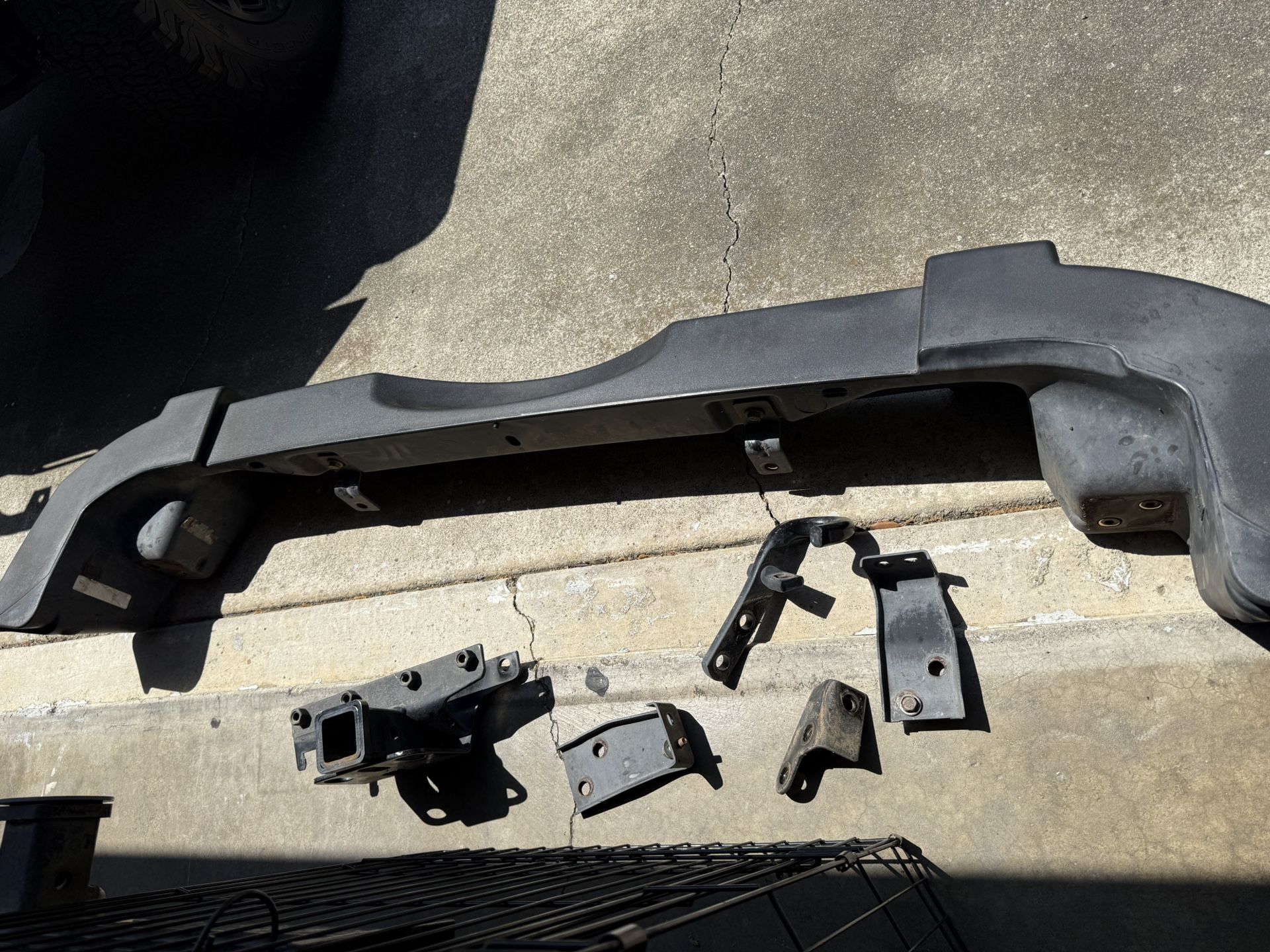 2014 Jeep Sport JK Stock Rear Bumper