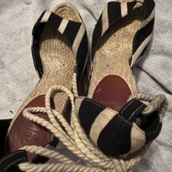 kate spade wedges clogs wooden heels 