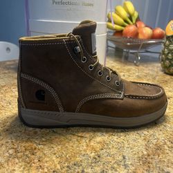 Carhartt Boots 🥾 Brand New No Steel Toe Original Shoes  brown/grey No Box Size 8.5 Men 