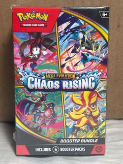 Pokémon TCG Mega Evolution Chaos Rising Booster Bundle
