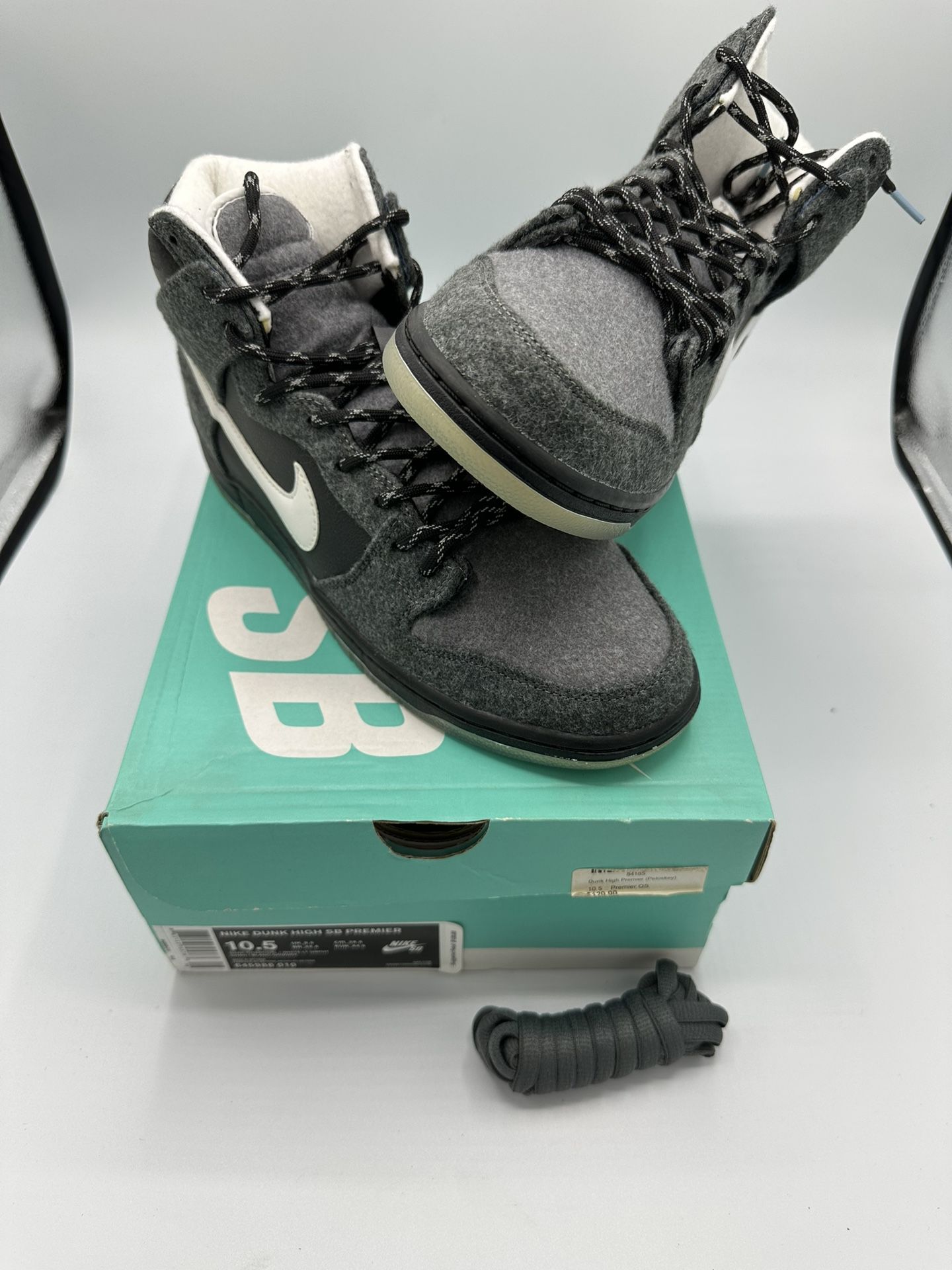 Nike Dunk High SB Premier Dark Charcoal Grey Men\'s 10 645986-010 Nike Dunk SB Premier High Petoskey for Sale | Authenticity  main image 2